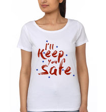Load image into Gallery viewer, I&#39;ll Keep You Safe I&#39;ll Keep You Wild Mother and Daughter Matching T-Shirt- KidsFashionVilla
