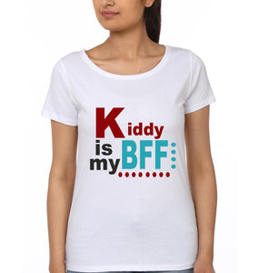 Mommy Is My Bff Kiddy Is My Bff Mother and Daughter Matching T-Shirt- KidsFashionVilla