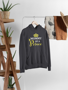 Son Of A Queen Mother And Son Black Matching Hoodies- KidsFashionVilla