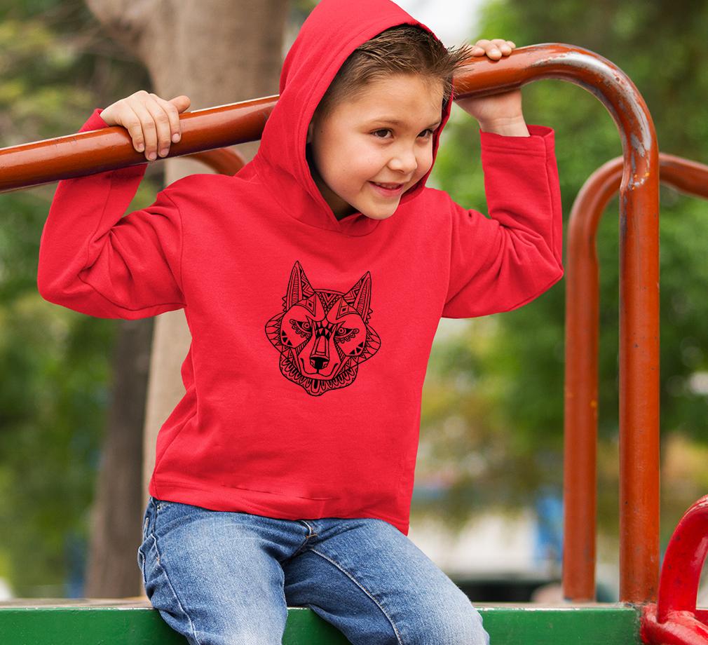 WOLF Boy Hoodies-KidsFashionVilla