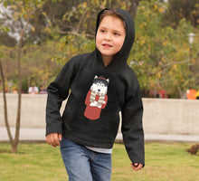 Load image into Gallery viewer, Hipster Wolf Boy Hoodies-KidsFashionVilla
