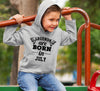 Legends are Born in July Boy Hoodies-KidsFashionVilla