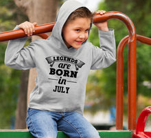 Load image into Gallery viewer, Legends are Born in July Boy Hoodies-KidsFashionVilla
