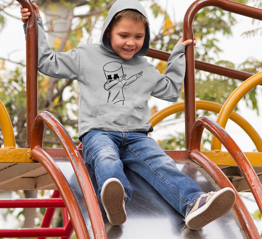 Dab Marshmello Boy Hoodies-KidsFashionVilla