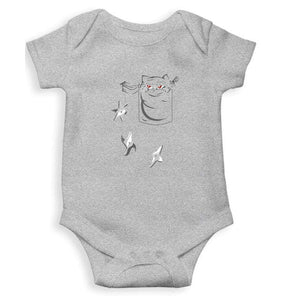 Ninja Cat Abstract Rompers for Baby Boy- FunkyTradition FunkyTradition