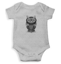 Load image into Gallery viewer, Ornamental Owl Abstract Rompers for Baby Boy- FunkyTradition FunkyTradition
