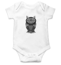 Load image into Gallery viewer, Ornamental Owl Abstract Rompers for Baby Boy- FunkyTradition FunkyTradition
