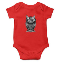 Load image into Gallery viewer, Ornamental Owl Abstract Rompers for Baby Boy- FunkyTradition FunkyTradition
