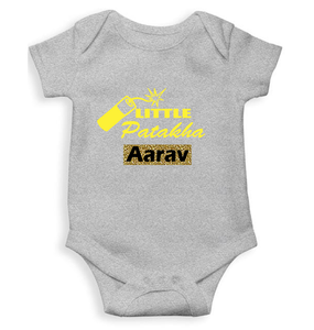 Customize Name Little Dhamaka Rompers for Baby Boy- KidsFashionVilla