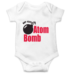 My Cute Atom Bomb Rompers for Baby Boy- KidsFashionVilla