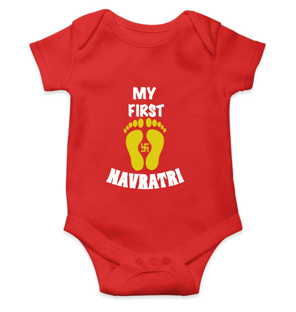 My First Navratri Rompers for Baby Boy- KidsFashionVilla