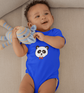 Panda Face Abstract Rompers for Baby Boy- FunkyTradition FunkyTradition