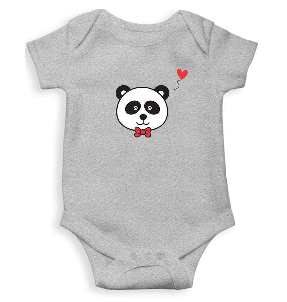 Panda Face Abstract Rompers for Baby Boy- FunkyTradition FunkyTradition