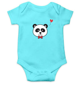 Panda Face Abstract Rompers for Baby Boy- FunkyTradition FunkyTradition