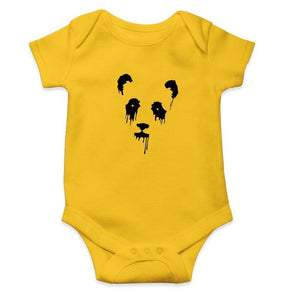 Panda Face Abstract Rompers for Baby Boy- FunkyTradition FunkyTradition