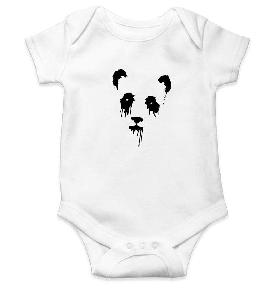 Panda Face Abstract Rompers for Baby Boy- FunkyTradition FunkyTradition