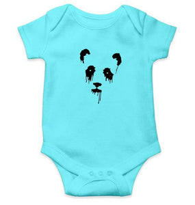 Panda Face Abstract Rompers for Baby Boy- FunkyTradition FunkyTradition