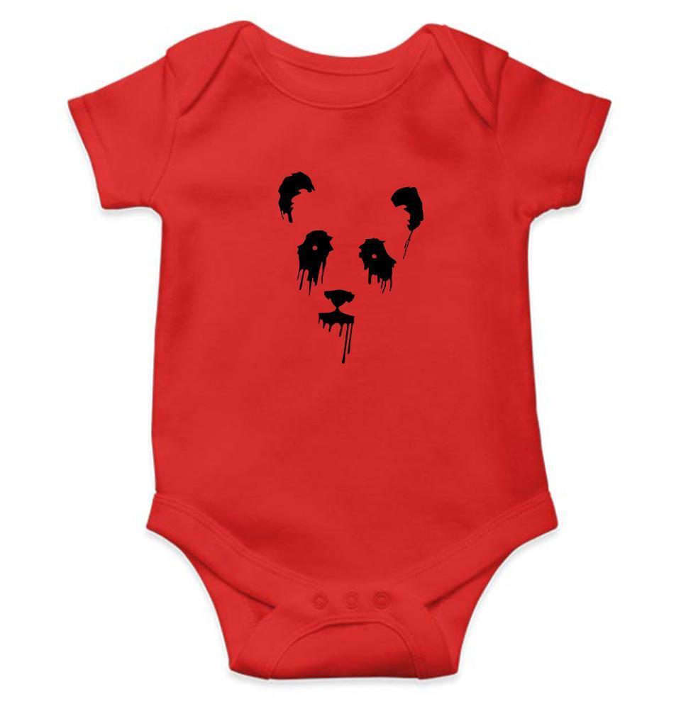 Panda Face Abstract Rompers for Baby Boy- FunkyTradition FunkyTradition