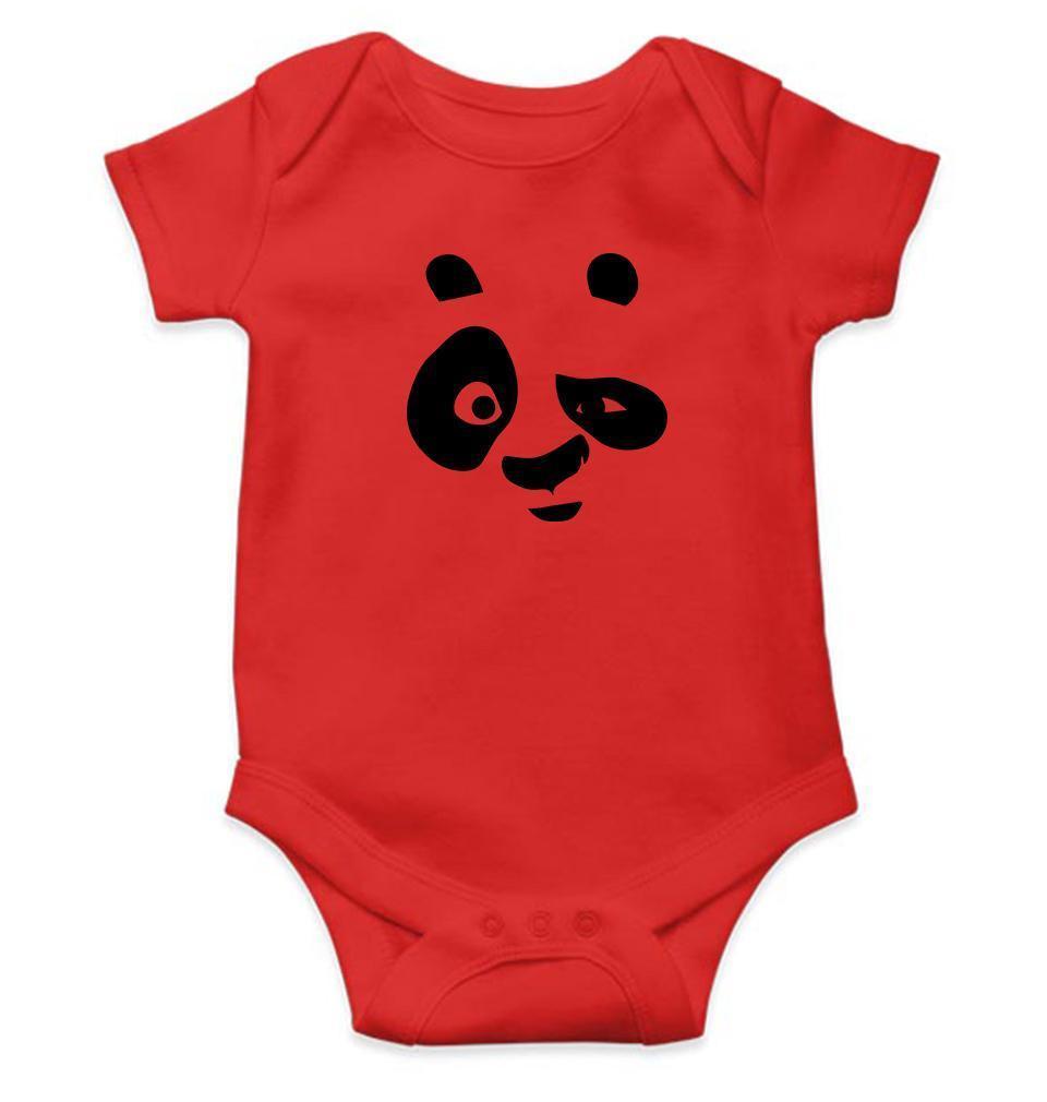 Panda Face Abstract Rompers for Baby Boy- FunkyTradition FunkyTradition