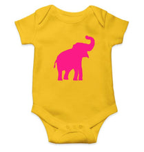 Load image into Gallery viewer, Pink Elephant Abstract Rompers for Baby Boy- FunkyTradition FunkyTradition
