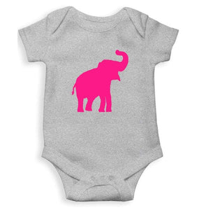 Pink Elephant Abstract Rompers for Baby Boy- FunkyTradition FunkyTradition