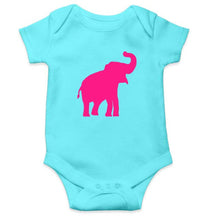 Load image into Gallery viewer, Pink Elephant Abstract Rompers for Baby Boy- FunkyTradition FunkyTradition
