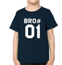 Load image into Gallery viewer, Bro01 Bro 02 Brother-Brother Kids Half Sleeves T-Shirts -KidsFashionVilla
