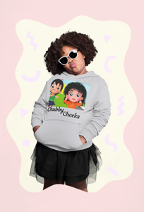 Chubby Cheeks Poem Girl Hoodies-KidsFashionVilla