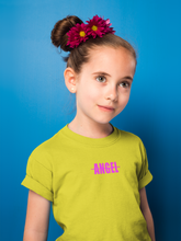 Load image into Gallery viewer, Angel Minimals Half Sleeves T-Shirt For Girls -KidsFashionVilla
