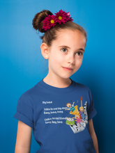 Load image into Gallery viewer, My Band Poem Half Sleeves T-Shirt For Girls -KidsFashionVilla

