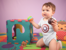 Load image into Gallery viewer, Superhero Rompers for Baby Boy -KidsFashionVilla
