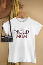 Load image into Gallery viewer, Proud Mom Mother And Son White Matching T-Shirt- KidsFashionVilla
