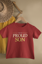 Load image into Gallery viewer, Proud Mom Mother And Son Red Matching T-Shirt- KidsFashionVilla
