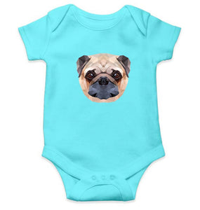 PUG Dog Abstract Rompers for Baby Boy- FunkyTradition FunkyTradition