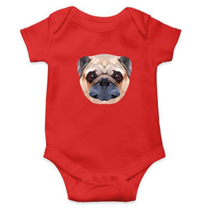 PUG Dog Abstract Rompers for Baby Boy- FunkyTradition FunkyTradition