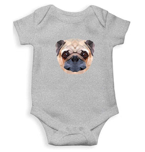 PUG Dog Abstract Rompers for Baby Boy- FunkyTradition FunkyTradition