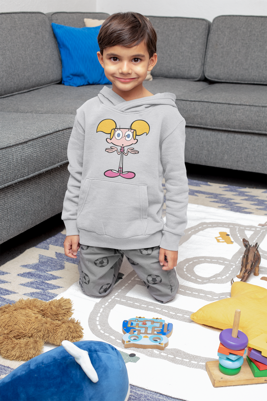 Cute Cartoon Boy Hoodies-KidsFashionVilla