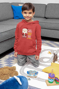 Customized Name Santa Nanu Is Here Christmas Boy Hoodies-KidsFashionVilla