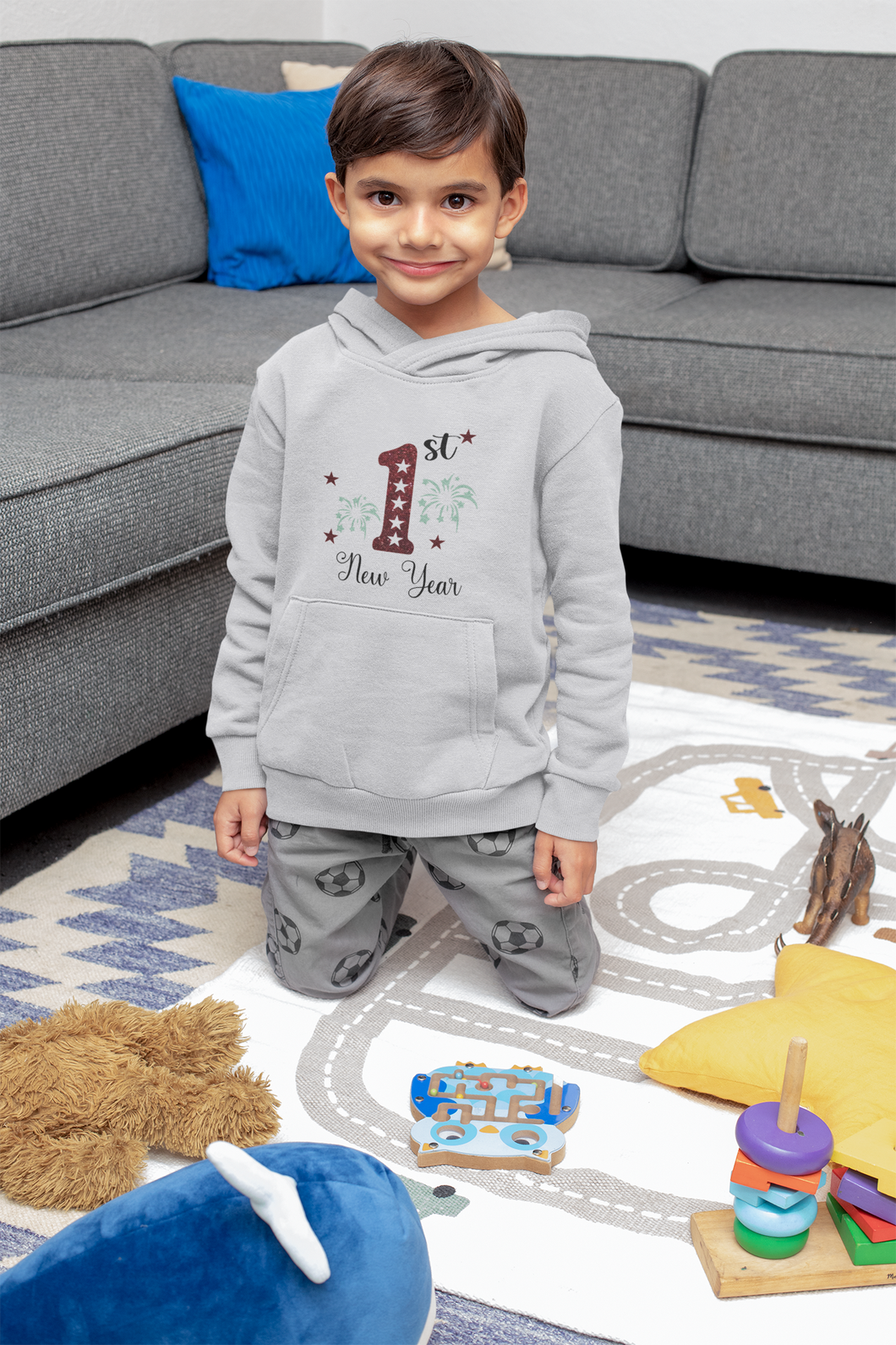 First New Year Boy Hoodies-KidsFashionVilla