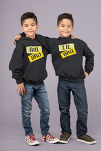 Load image into Gallery viewer, Lil Bro Big Bro Brother-Brother Kids Matching Hoodies -KidsFashionVilla

