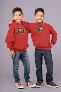Fun X2 Twin Brother Kids Matching Hoodies -KidsFashionVilla