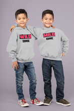 Load image into Gallery viewer, Wild One And Mild One Brother-Brother Kids Matching Hoodies -KidsFashionVilla
