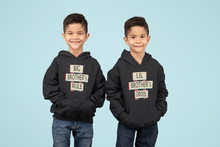 Load image into Gallery viewer, Big Brothers Rule Lil Brothers Rule Kids Matching Hoodies -KidsFashionVilla
