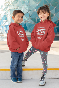 I Turned Out Cuter Brother-Sister Kids Matching Hoodies -KidsFashionVilla