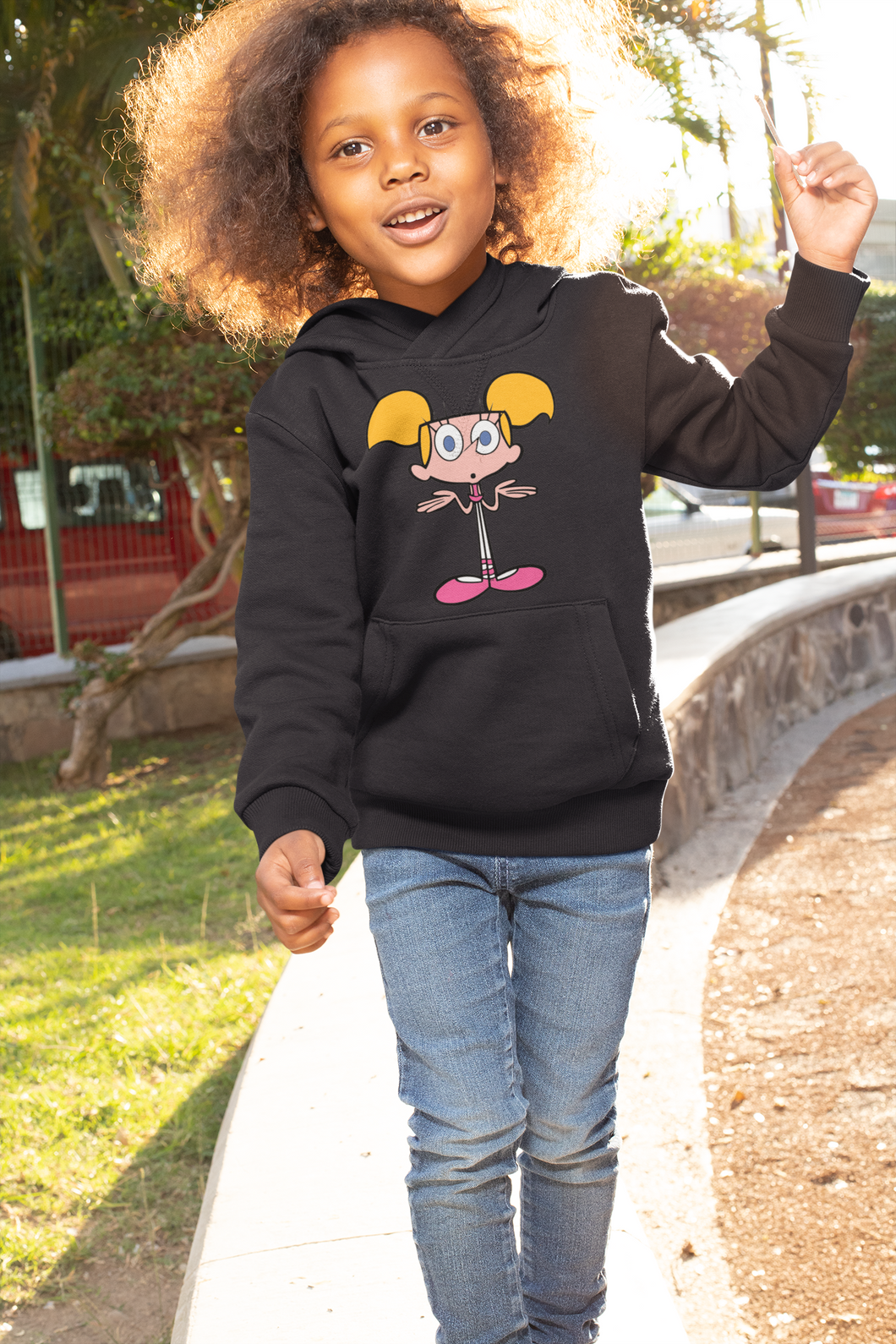 Cute Cartoon Girl Hoodies-KidsFashionVilla