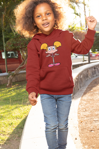 Cute Cartoon Girl Hoodies-KidsFashionVilla