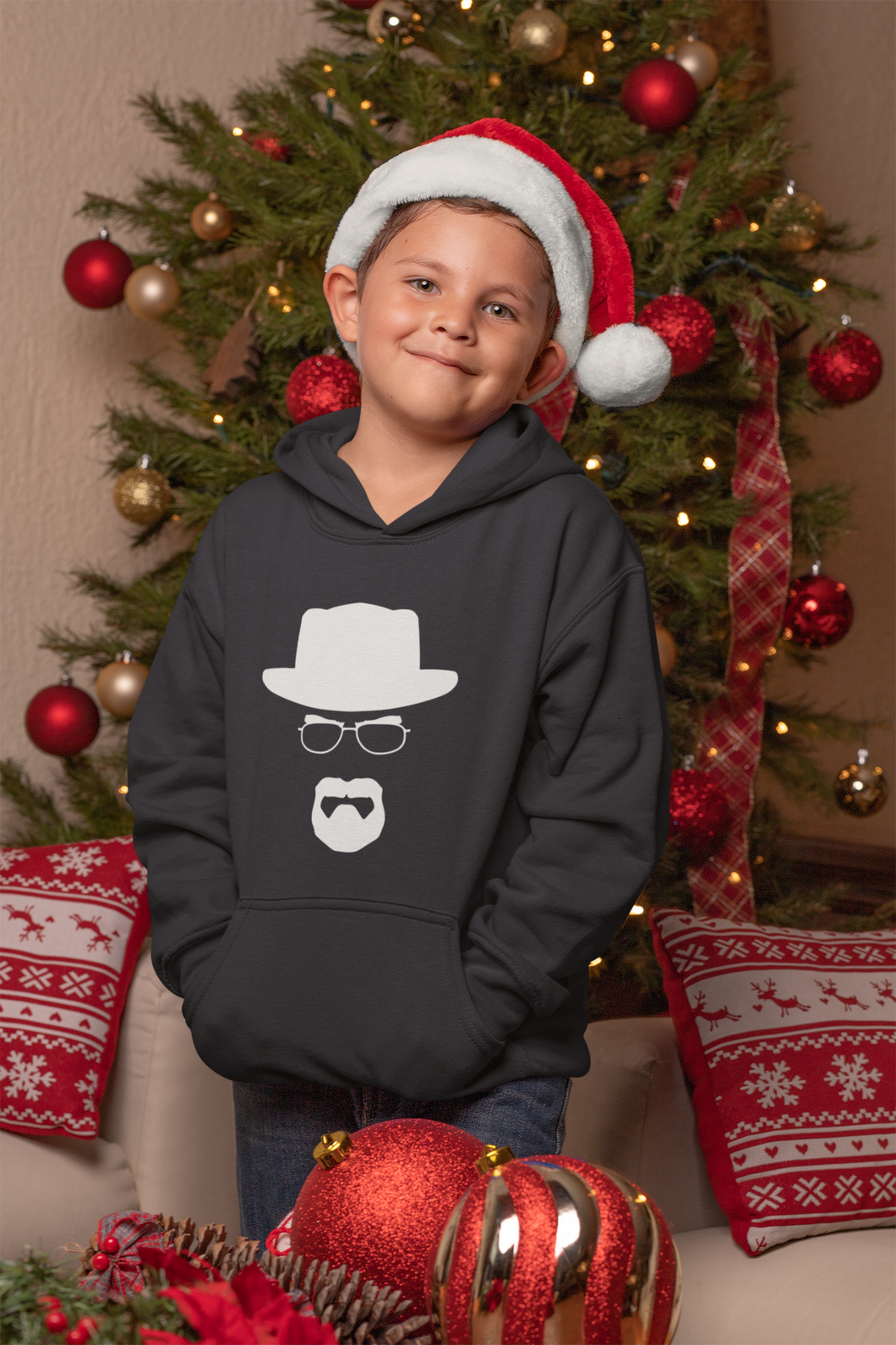 Heisenberg Breaking Bad Web Series Boy Hoodies-KidsFashionVilla