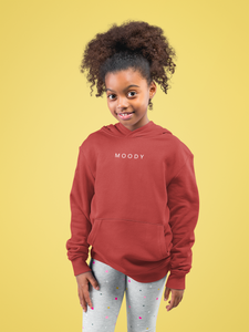 Moody Minimal Girl Hoodies-KidsFashionVilla