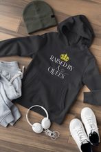 Load image into Gallery viewer, Raised By A Queen Mother And Son Black Matching Hoodies- KidsFashionVilla
