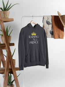 Raised By A Queen Mother And Son Black Matching Hoodies- KidsFashionVilla